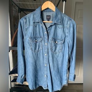 Gap denim shirt